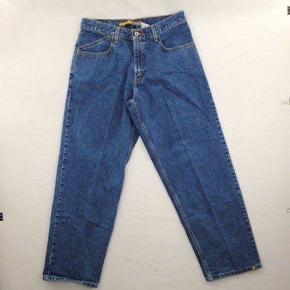 Vtg Y2K Levi's SilverTab Jeans Blue Baggy Loose Denim Pants Men’s 33x32 (34x31) - Picture 5 of 12